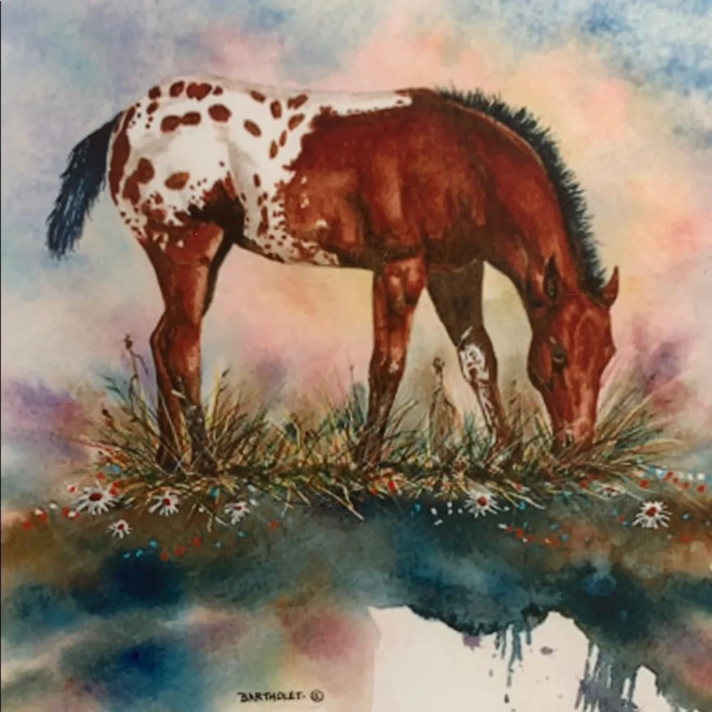Ceramic Horse Art Tile